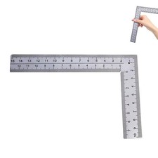 Stainless Steel L Square Ruler Double-Sided Mini Ruler Metal Ruler  Educational