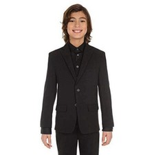 Calvin Klein Boys' Size 4 Blazer BLACK Suit Jacket NEW