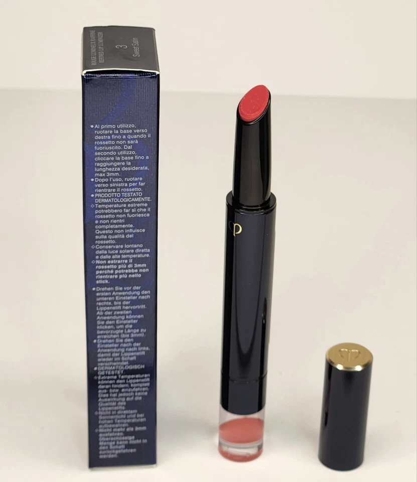 cle de peau Beaute refined lip luminizer 3 SWEET SATIN full size New In Box - Image 4 of 4