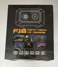 F18 NIGHT VISION HD CAMERA AVI HD 30 FPS USB MICRO SD SLOT BOXED UNUSED