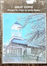 Used Vintage book- Great Hymns - for Organ - Level 1