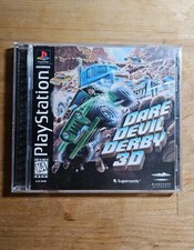 Dare Devil Derby 3D PS1 CIB W/ Manual - PlayStation Tested And Working Authentic