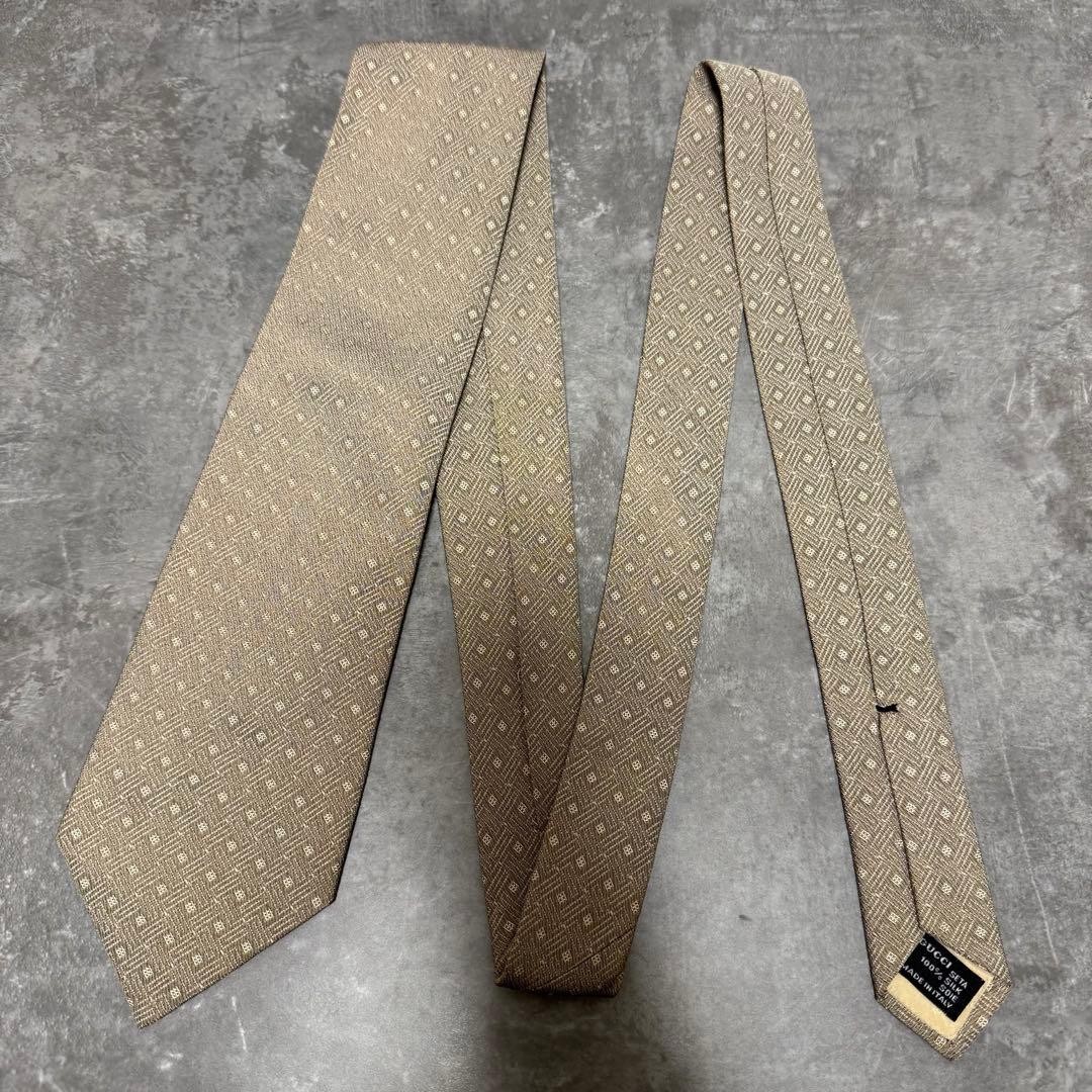 GUCCI G Pattern Square Dot Tie - image 8