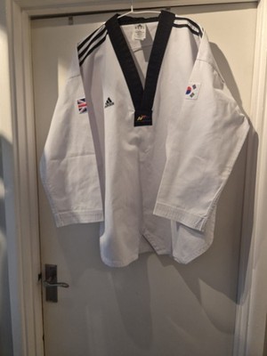 Adidas 3 Streifen Taekwondo WTF Competition Dobok Herren 180cm 5ft 10' - 6ft