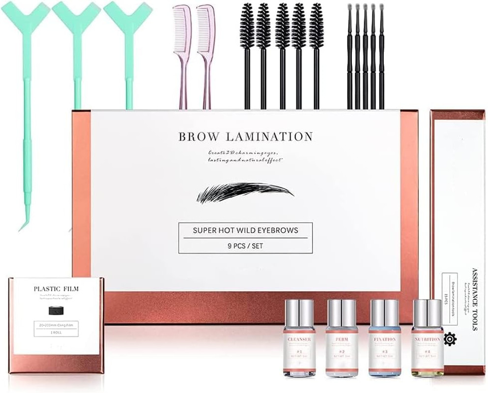 Eyebrow Lamination Kit,Professional Brow Lift Kit,Diy Eye Brow Lift Kit for Natu