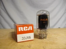 33JV6 RCA NOS Vacuum Tube Berning Amp Copper Rods