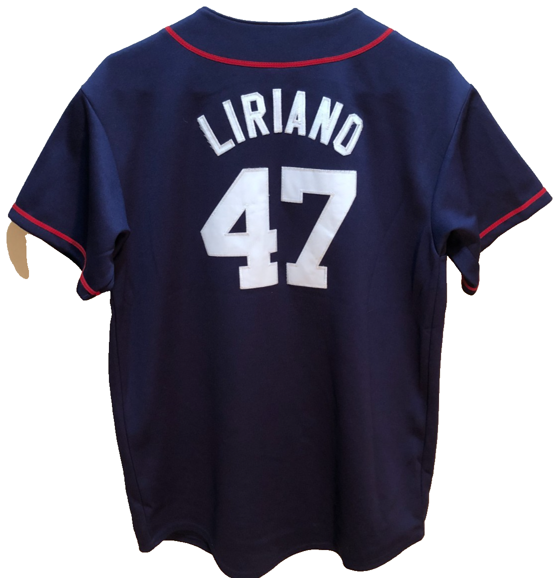 Francisco Liriano #47 Minnesota Twins MLB Vintage BOYS Blue Sewn Jersey XL