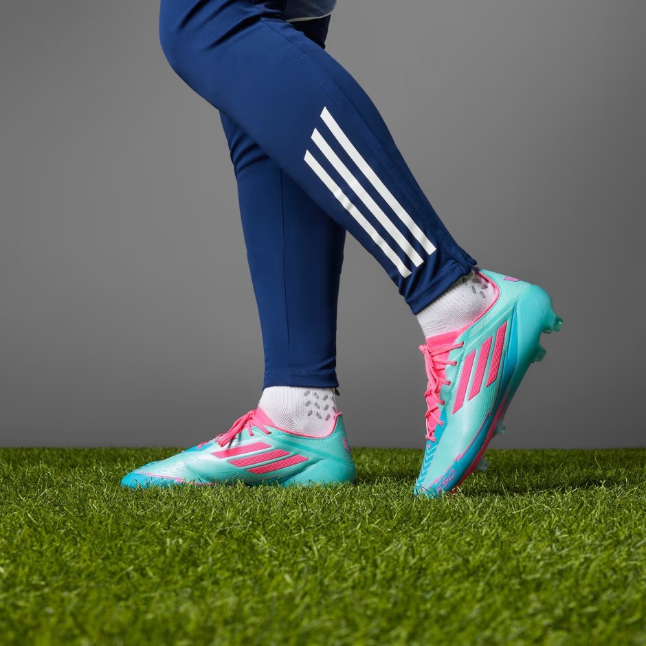adidas F50 Messi Elite FG Mens Soccer Cleats Flash Aqua Lucid Pink