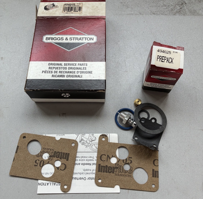 #ad New Briggs And Stratton OEM Carburetor Overhaul Kit 494625 NOS $22.49