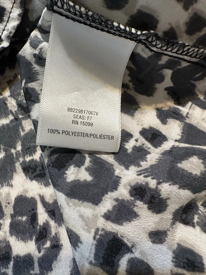 Blusa Laura Scott Animal Print 3/4 Manga Enrollable Talla 2x Lote de 2 Foto 3 de 4