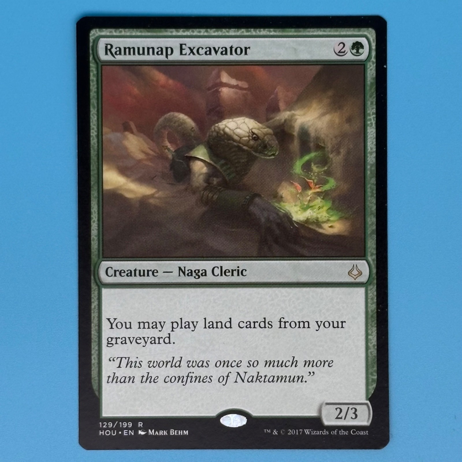 Magic: The Gathering - Ramunap Excavator, (HOU) #129/199, Rare, EN, NM