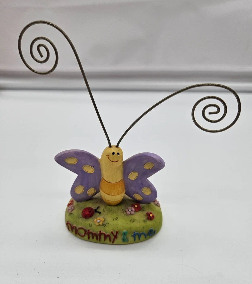 Skribbles Russ Berrie Mommy & Me Butterfly Photo Holder Figurine Item 20340 - Image 2 of 4