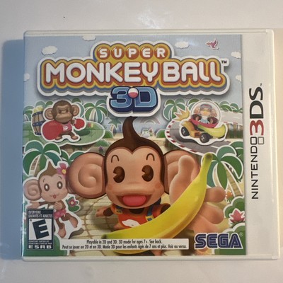 Super Monkey Ball: 3D (Nintendo 3DS, 2011) CIB Complete - Tested