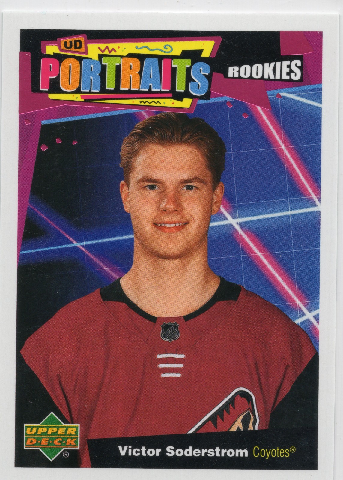2020-21 Upper Deck - Ud Portraits Rookies Victor Soderstrom #P-60 (RC)