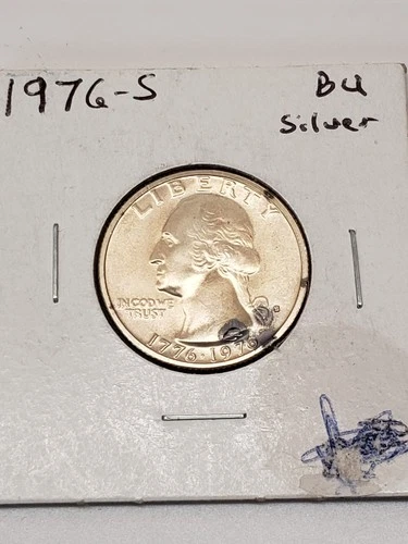 1976S UNC SILVER WASHINGTON QUARTER, Z2910