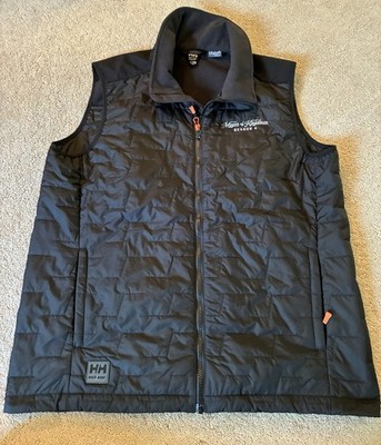 Helly Hansen Crew Vest Mens XL Black Full Zip 2.0 Performance Jacket Sailing