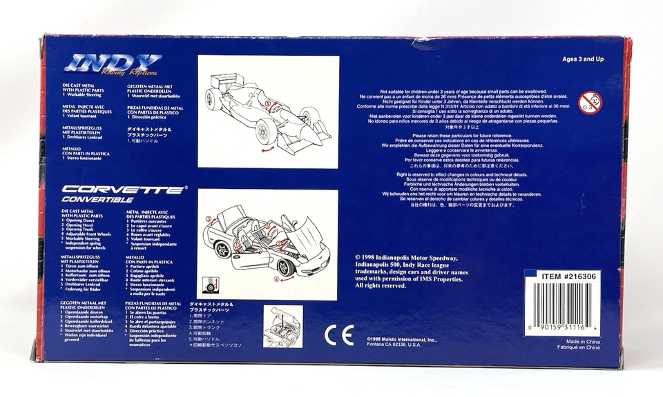 Maisto Dallara #91 Buddy Lazier - Indy 1998 - Hemelgarn Racing - Échelle 1/18