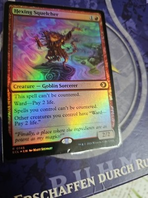 Magic The Gathering: Lorwyn Eclipsed, Hexing Squelcher Foil, English, NM