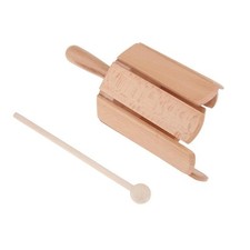 Lightweight Wooden Stirring Drum Educational Toy For