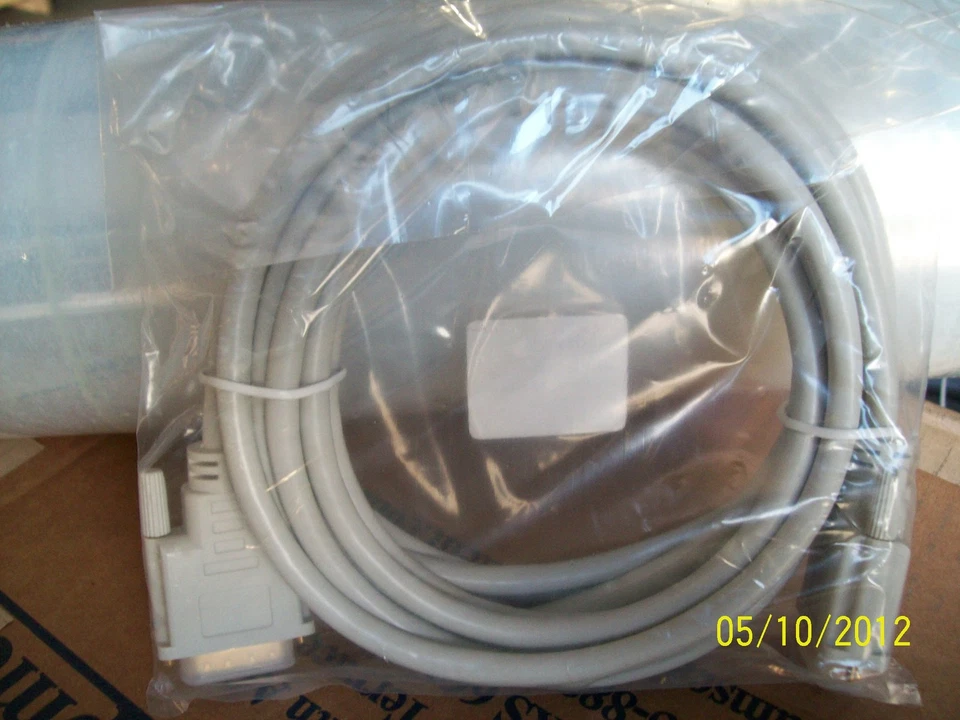 DVI-D Male To DVI-D Male Single Link Digital Video Cable 12ft Ivory - Image 3 of 4