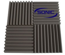 Wedge Profile Acoustic foam sound treatment Set with Heavy Duty Spray Adhesive