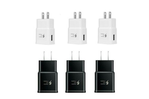 3x Adaptive Fast Charging Chargeur Mural Adaptateur Pour SAMSUNG 9 Note 8 10 S7 S8 S9 - Photo 1 sur 4