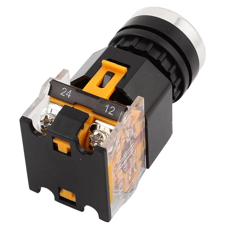 AC 380V 10A autobloquant 220V Lampe Interrupteur momentané bouton poussoir - Photo 3/4