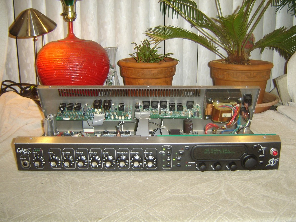 Fender Cyber Twin, PR 393, Tube Preamp, Guitar Amplifier, Reverb