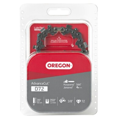 OREGON D72 CHAIN SAW CHAIN 20'' ADVANCE CUT 3/8''- 72 LINK STIHL HUSQVARNA-1250406