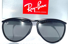 Ray Ban OLYMPIAN AVIATOR Black Speckled Dark Gray Lens Sunglass RB2219 1305/B1