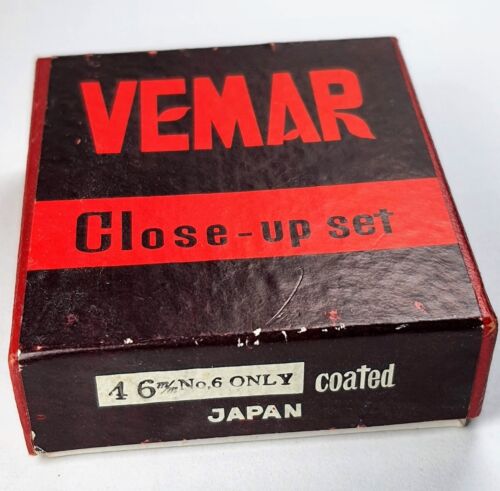 46mm Close-Up Macro +6 #6 Lens Glass Filter 46 mm Vemar Japan Great Quality E-46 - Picture 2 of 6