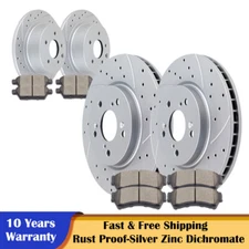 Front Rear Brakes and Rotors Brake Pads Discs Kits for MKZ Mazda 6 Ford Fusion