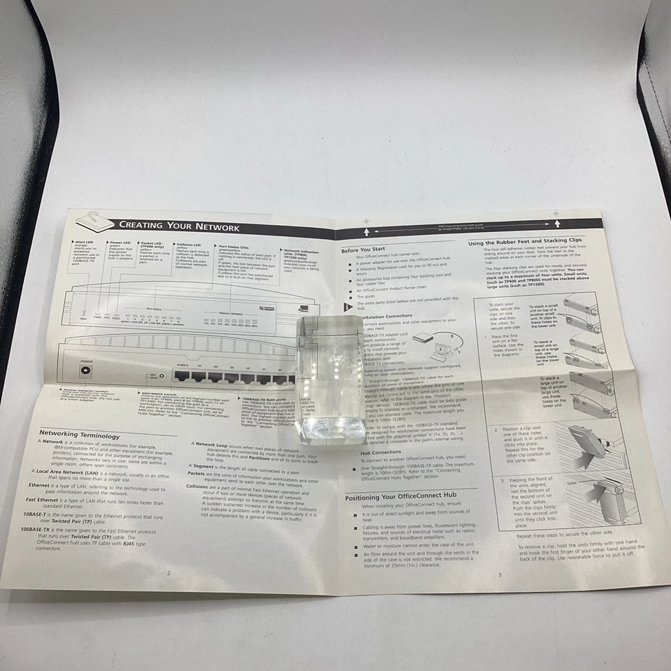 1997 3Com OfficeConnect Hub TP400, TP800, TP1200, Networking User’s Guide - Image 3 of 4