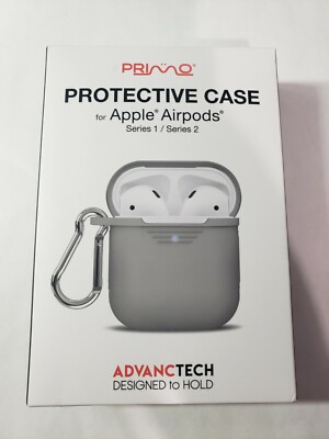 Gray Protective Case for Air Pods Series 1 or Series 2 Advanctech Primo