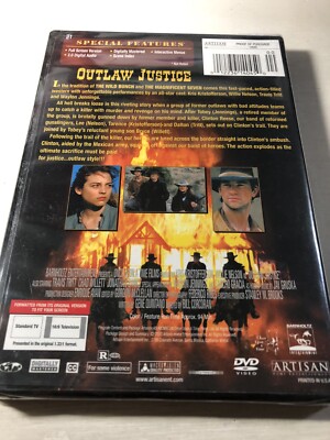 Outlaw Justice (1999) DVD NEW Western Willie Nelson Travis Tritt