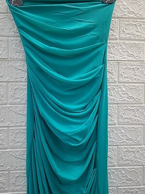 off white dress green Off-White One-Shoulder Long Prom Dress with Corset Off White / 10