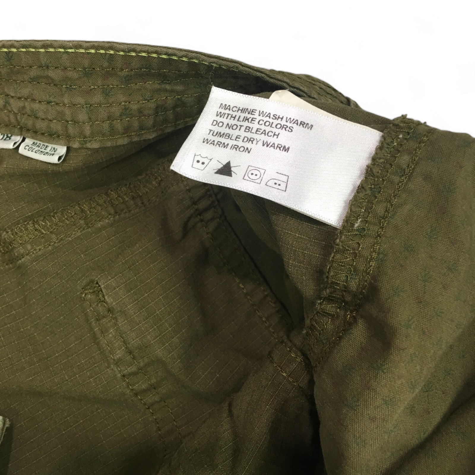 Orvis Pants Ripstop Roll Tab Cuff Green Trail Hiking Camping Outdoor Womens 18