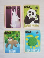 BEAR Fruit Snacks Animal Collectible Cards - Various Animals - Complete Your Set