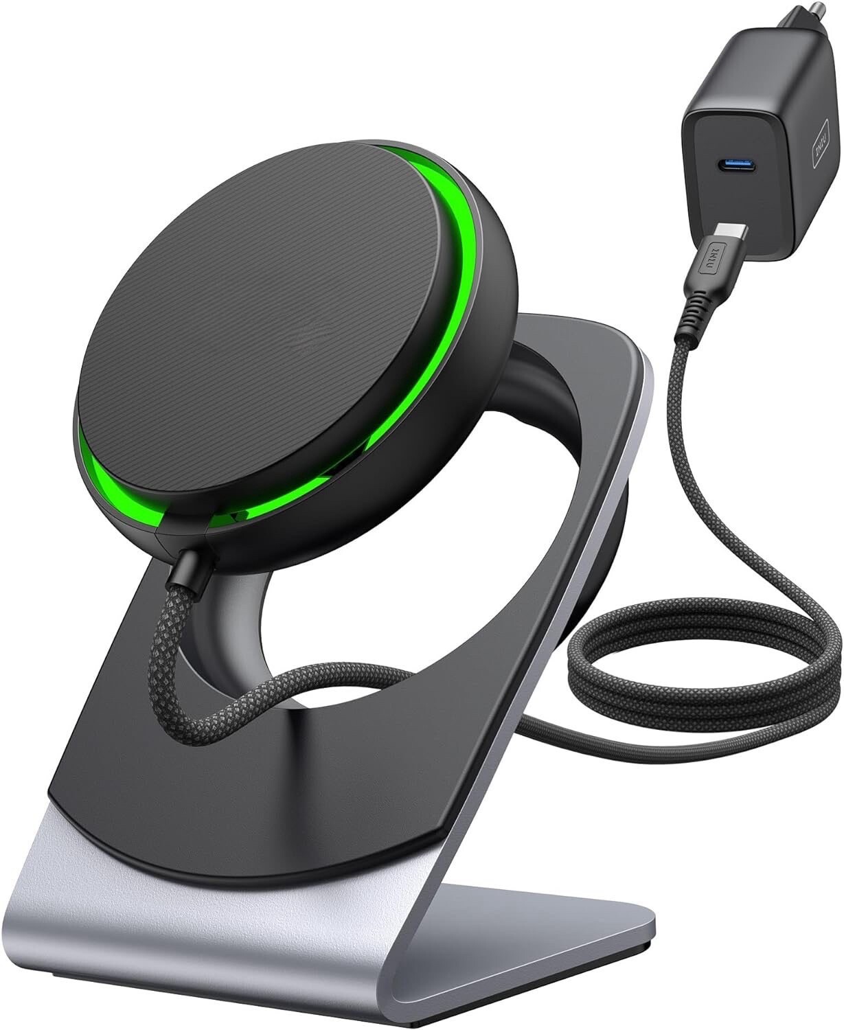 Chargeur Magsafe sans fil 15W et support induction magnétique pour smartphone