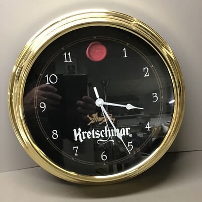 KRETSCHMAR Advertising Quartz Wall Clock