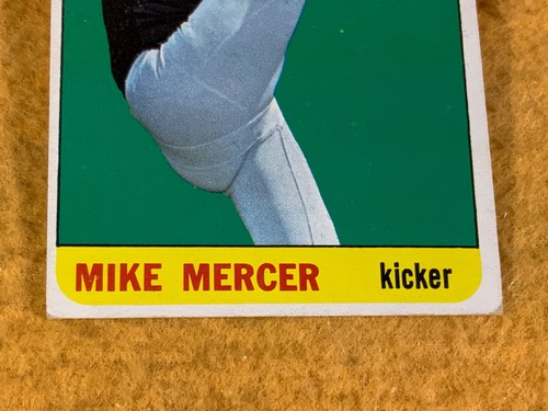P8-5 FOOTBALL CARD - MIKE MERCER - OAKLAND RAIDERS - 1965 TOPPS - CARD #143 - Picture 5 of 5