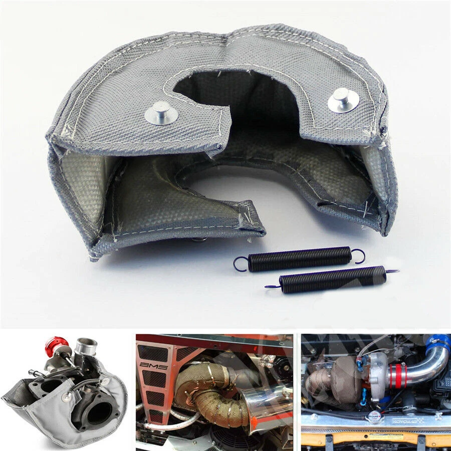 T3 T25 T28 GT25 GT28 Turbo Manta Protector Térmico Barrera Turbocompresor Cubierta Envoltura Foto 2 de 2