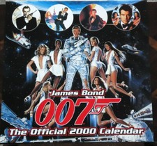 James Bond 007 2000 Wall Calendar 12X12
