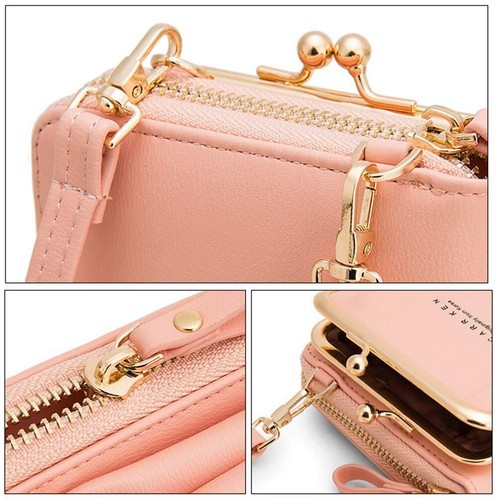 Womens Crossbody Bag Cellphone Shoulder Purse Wallet Clutch Handbag Travel Fa... - Picture 6 of 8
