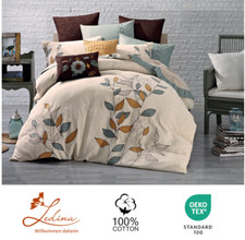 Bettwäsche SET Bettgarnitur 100% hochw. Baumwolle Satin 3 o. 4 tlg. vers. Größe