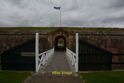 Photo 6x4 Fort George : Dry Moat A dry moat separates the outer earthwork c2016