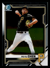 2021 Bowman Draft Chrome Po-Yu Chen #BDC-151 Centered Mint