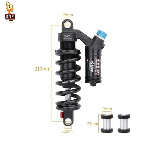DH Mountain Bike Suspension Spring Rear Shock Absorber 190/200/220/240mm 550lbs - Picture 15 of 32