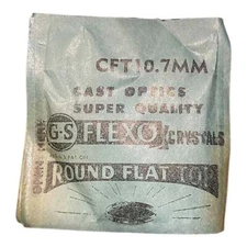 Germanow-Simon Mach (GS) CFT10.7MM Watch Crystal 10.7mm NOS Part Flexo