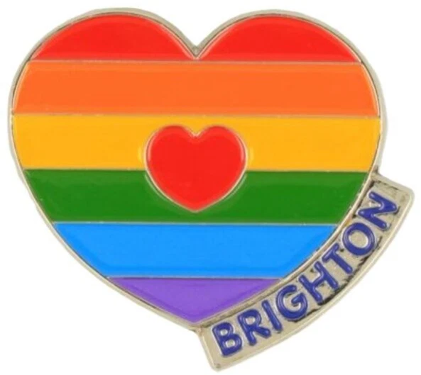 ELGATE Brighton Fridge Magnet Love Heart Rainbow Pride City Metal Souvenir Gift